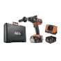 AEG BSB18BL2-602K Perceuse à percussion Brushless 18V 141 Nm 2x6.0Ah HD (4935481043)