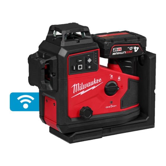 Milwaukee M12 A3PLO-401C Laser Vert 3 Lignes 360° 1x4.0Ah avec alignement automatique (4933478102)