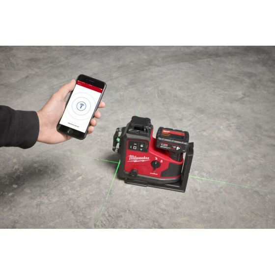 Milwaukee M12 A3PLO-0C Laser Vert 3 Lignes 360° avec alignement automatique (4933499001) Milwaukee M12 A3PLO-0C Laser Vert 3 Lignes 360° avec alignement automatique (4933499001)