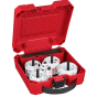 Milwaukee Coffret de Scies cloches bi-métal pour plombier 17 pièces "Hole Dozer" (49224102)