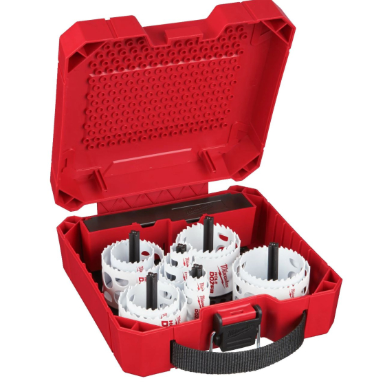 Milwaukee Coffret de Scies cloches bi-métal pour plombier 17 pièces "Hole Dozer" (49224102)