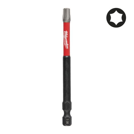 Milwaukee x1 Embout Torx 30 de Vissage Shockwave 90mm (4932471575)