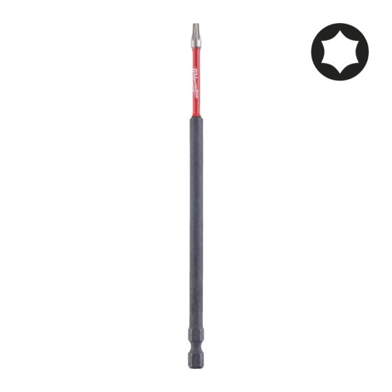 Milwaukee Embout Torx 15 de Vissage Shockwave 150mm (4932471572)