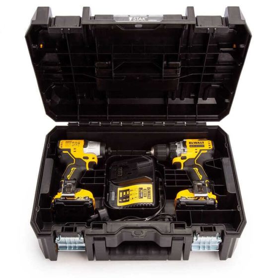 Dewalt Coffret T-Stak 2 de Rangement pour pack de 2 outils 12V