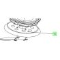 AEG Plateau de ponçage ø125mm pour ponceuse BEX18SBL-125 (4931506582)
