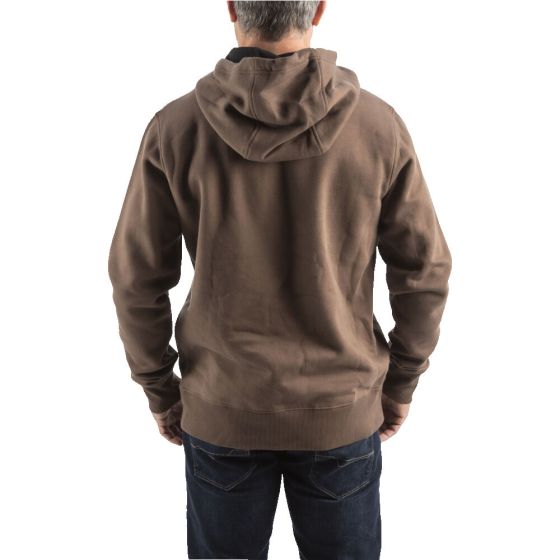 Milwaukee Sweat à capuche Hoodie de travail marron (S/M/L/XL/XXL)