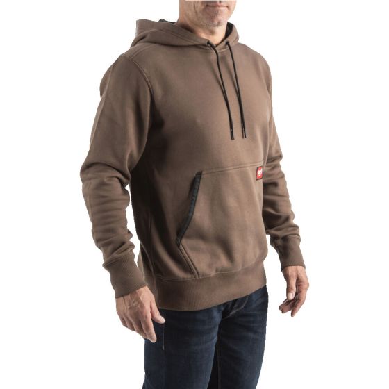 Milwaukee Sweat à capuche Hoodie de travail marron (S/M/L/XL/XXL)