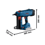 Bosch GNB 18V-40 Cloueur béton sans fil 2x4.0Ah Procore (06019L7005)