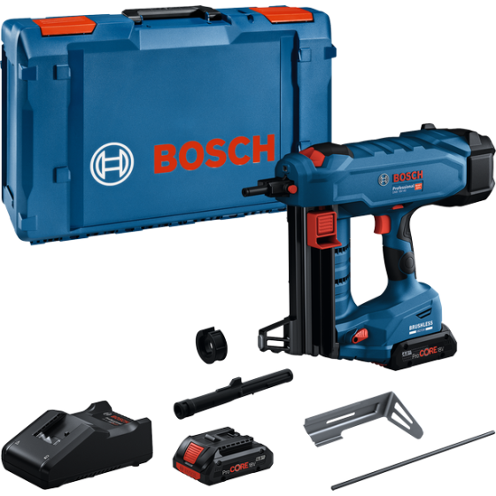 Bosch GNB 18V-40 Cloueur béton sans fil 2x4.0Ah Procore (06019L7005)
