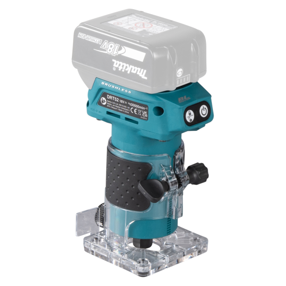 Makita DRT52Z Affleureuse 18V LXT ø8 mm (Machine seule)