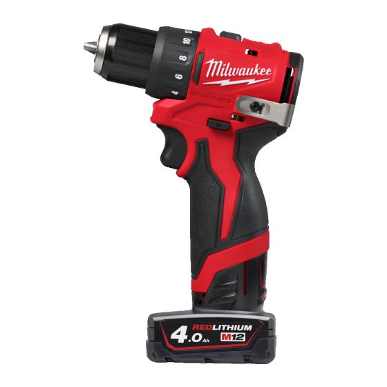 Milwaukee M12 BLDDRC-402C Perceuse, Visseuse 12V Brushless 2x4.0Ah (4933499688) Milwaukee M12 BLDDRC-402C Perceuse, Visseuse 12V Brushless 2x4.0Ah (4933499688)