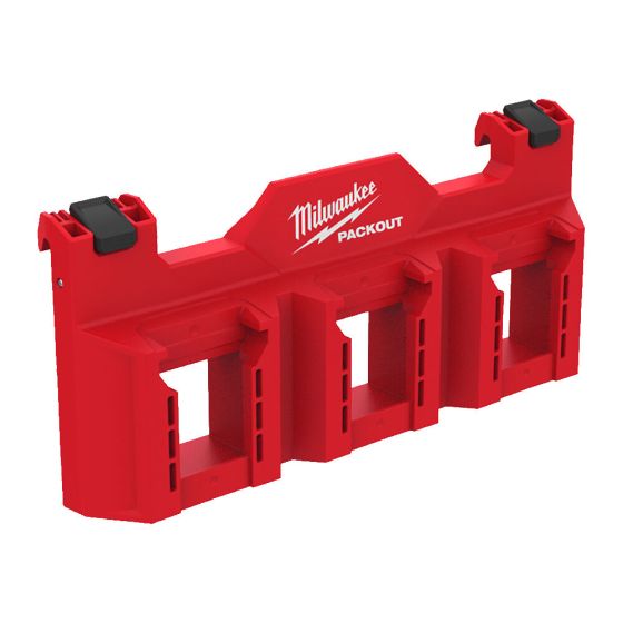 Milwaukee Support de batterie M18 latéral Packout (4932498645) Milwaukee Support de batterie M18 latéral Packout (4932498645)