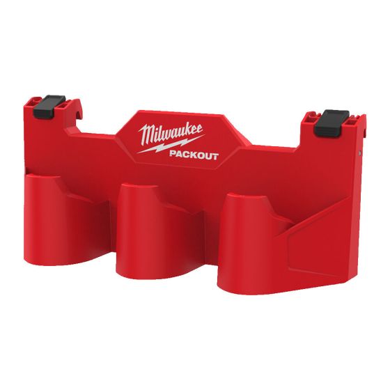 Milwaukee Support de batterie M12 latéral Packout (4932498646) Milwaukee Support de batterie M12 latéral Packout (4932498646)