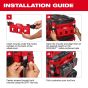 Milwaukee Support de batterie M18 latéral Packout (4932498645)