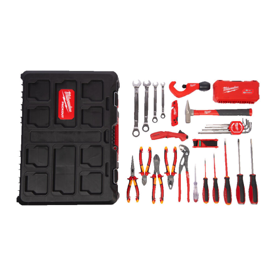 Milwaukee Boite à outils 73 pièces Packout pour plombier (4932499467)