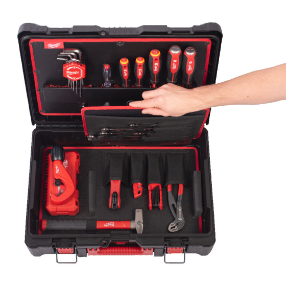 Milwaukee Boite à outils 73 pièces Packout pour plombier (4932499467) Milwaukee Boite à outils 73 pièces Packout pour plombier (4932499467)