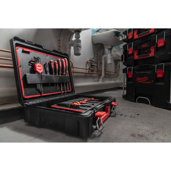 Milwaukee Boite à outils 73 pièces Packout pour plombier (4932499467) Milwaukee Boite à outils 73 pièces Packout pour plombier (4932499467)