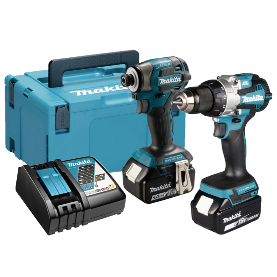 Makita Ensemble de 2 machines 18 V Li-Ion LXT DDF489 & DTD173 2x5.0Ah (DLX2527TJ)