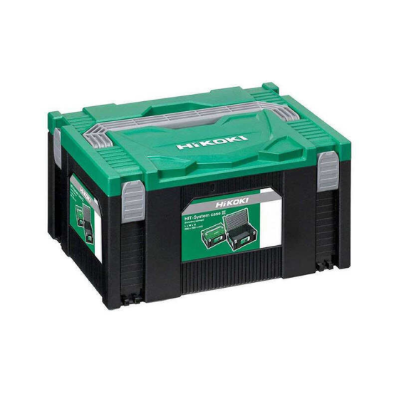 Hikoki Coffret HitCase 3 avec mousse (402540)