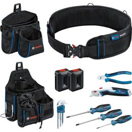 Bosch ProClick Ceinture porte-outils et set d’outils à main (1600A02H5C)