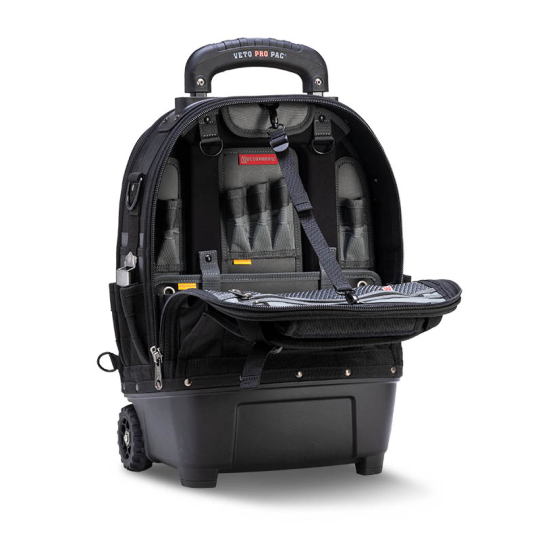 Veto Pro Pac Sac à dos outils avec roulettes Veto Tech Pac Wheeler Blackout (VPP10874)
