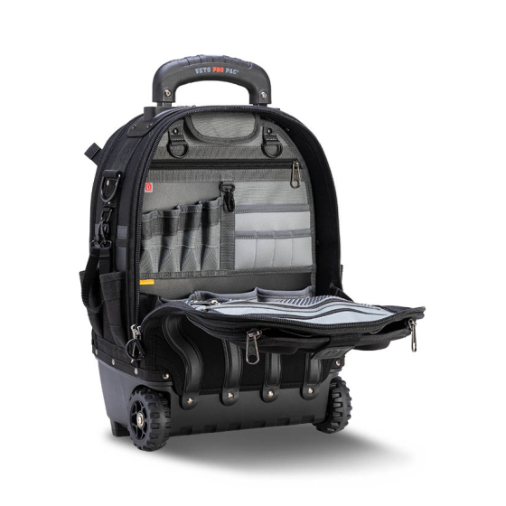Veto Pro Pac Sac à dos outils avec roulettes Veto Tech Pac Wheeler Blackout (VPP10874)