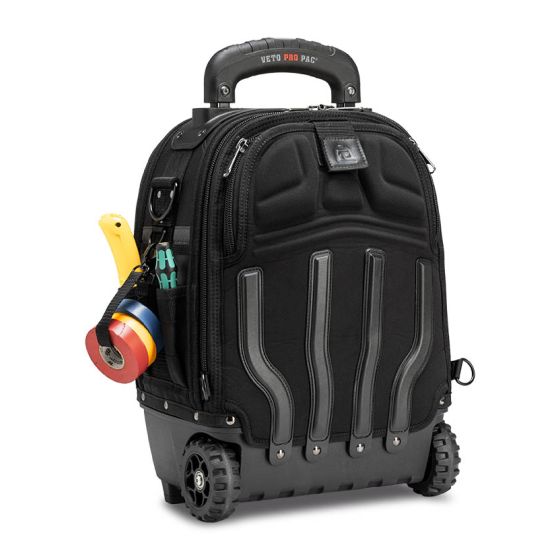 Veto Pro Pac Sac à dos à outils avec roulettes Veto Tech Pac MC Wheeler Blackout (AX3582)