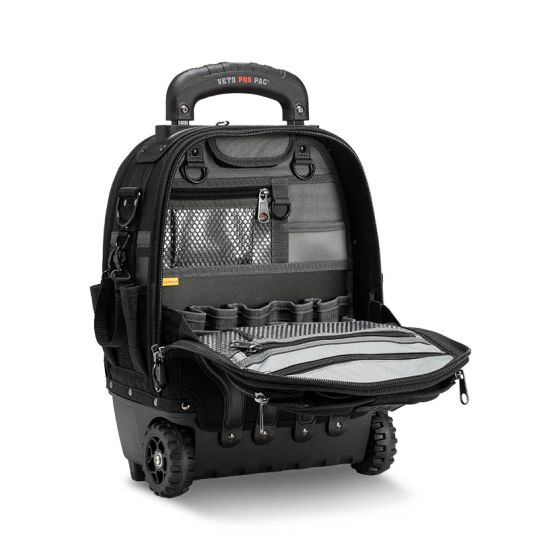 Veto Pro Pac Sac à dos à outils avec roulettes Veto Tech Pac MC Wheeler Blackout (AX3582)