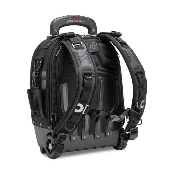 Veto Pro Pac Sac à dos à outils avec roulettes Veto Tech Pac MC Wheeler Blackout (AX3582)