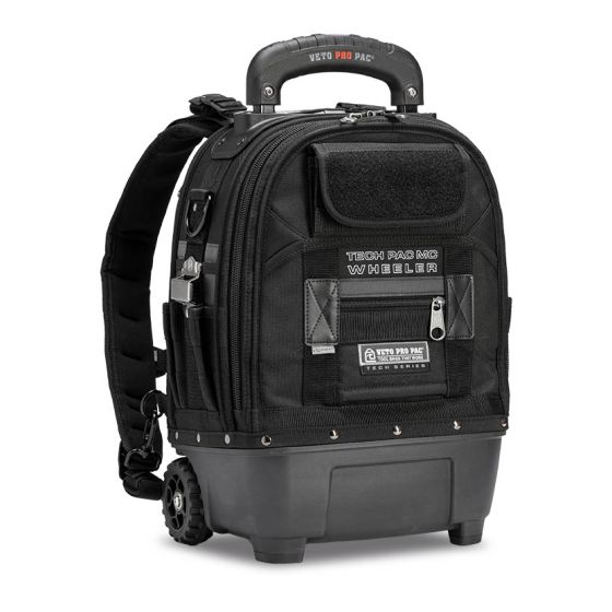Veto Pro Pac Sac à dos à outils avec roulettes Veto Tech Pac MC Wheeler Blackout (AX3582)