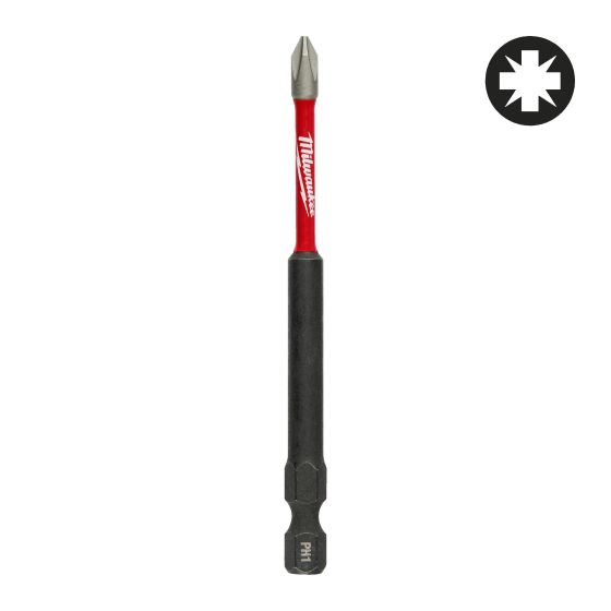 Milwaukee Embout PZ1 de Vissage Shockwave 90mm (4932430862)