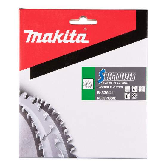 Makita B-33641 Lame de scie circulaire "Specialized" ø136mm 50Dts