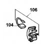 Dewalt 401845-06 Support de Balai Avec charbon BH22, BH24, DW563, DW566