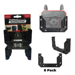 StealthMounts Cales de montage Packout Milwaukee 6-pack NOIR OM-LOCL-BLK-6