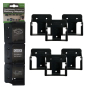 StealthMounts Supports de batteries Hikoki, Hitachi, Metabo 18V 6-pack NOIR BM-MHH18-BLK-6