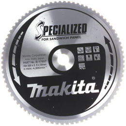 Makita B-17697 Lame de scie circulaire "Specialized" ø355mm 80Dts Pour panneaux Sandwichs