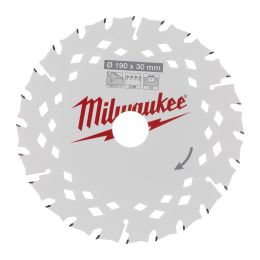 Milwaukee Lame de scie circulaire Bois Ø190x30x24Dts ATB (4932498976)