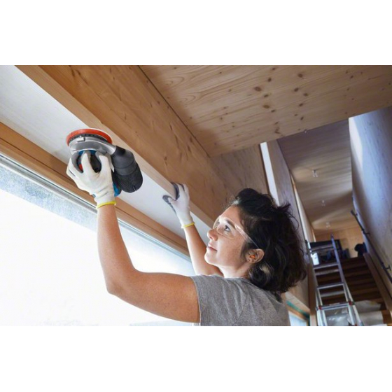 Bosch GEX 18V-125 Professional Ponceuse excentrique sans fil avec coffret L-Boxx (0601372200)