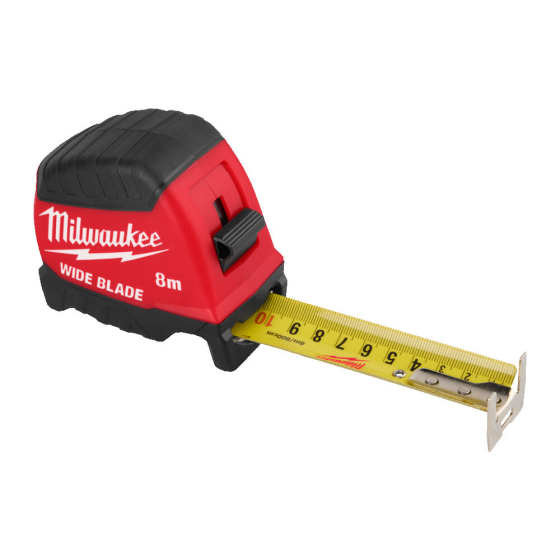 Milwaukee Mètre à ruban large premium 8m (4932499205)