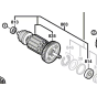 Bosch Induit pour meuleuse d'angle ø180 & ø230mm (1604011296)