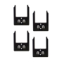StealthMounts Supports de machines Makita 40v XGT 4-pack Black TM-MK40-BLK