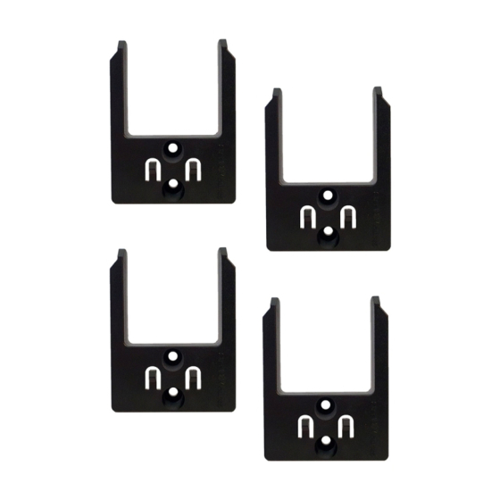 StealthMounts Supports de machines Makita 40v XGT 4-pack Black TM-MK40-BLK