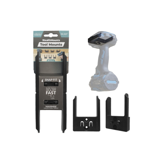 StealthMounts Supports de machines Makita 40v XGT 4-pack Black TM-MK40-BLK