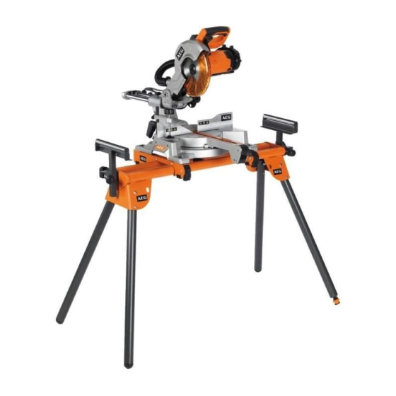 AEG Support de scie à onglet radiale PSU1000 AEG Support de scie à onglet radiale PSU1000