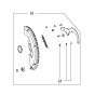 Metabo Carter pendulaire de protection de lame pour scie KGS216M, KGS18LTXBL216 (316075380)