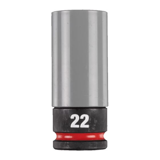 Milwaukee Douille à choc ø21mm - 1/2" pour roues alliages (4932493373)