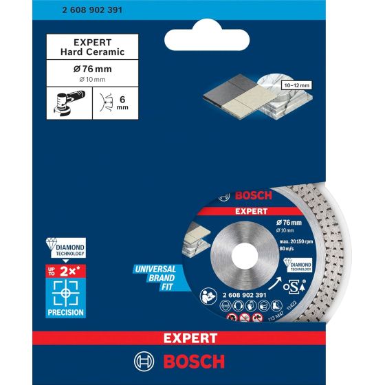 Bosch Disque diamant à tronçonner ø76mm (2608902391) Bosch Disque diamant à tronçonner ø76mm (2608902391)