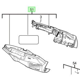Milwaukee Carter complet pour souffleur M18 FBL (4931465444)