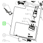 Ryobi Sous ensemble moteur de coupe bordure OLT1831, RLT1830LI, RLT1830CD3H (5131035108)