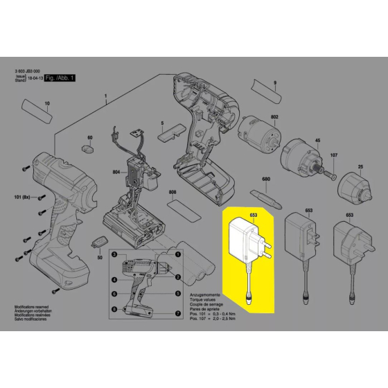 Bosch Chargeur/Bloc d'alimentation pour outils électriques EasyDrill 12 (1600A00M37)